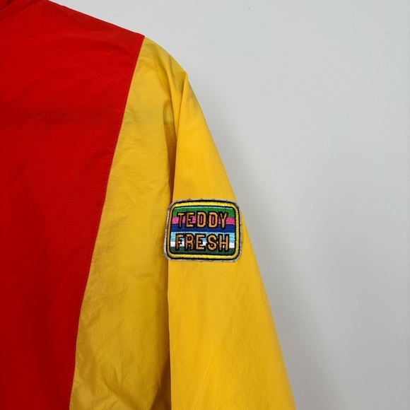 Teddy Fresh Color Block Windbreaker Pullover Size M - Picture 4 of 10